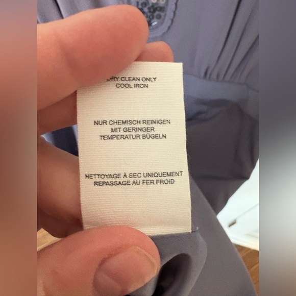 NWT Boden Limited Edition Silk Sheath Dress | Size 6 | Frosted Grey Lavender - Picture 12 of 12